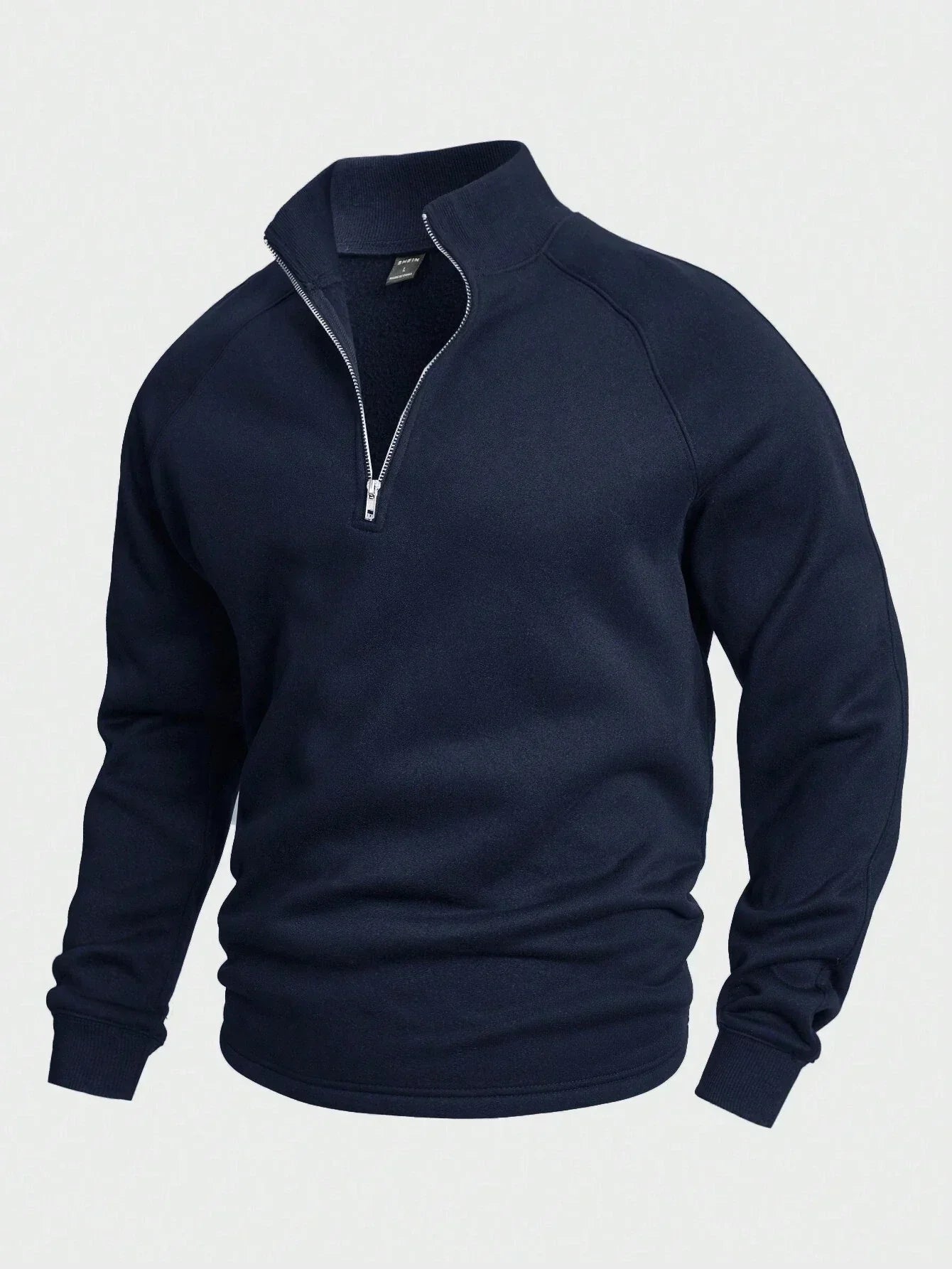 Adam™ | Sweter Rozpinany Do Połowy