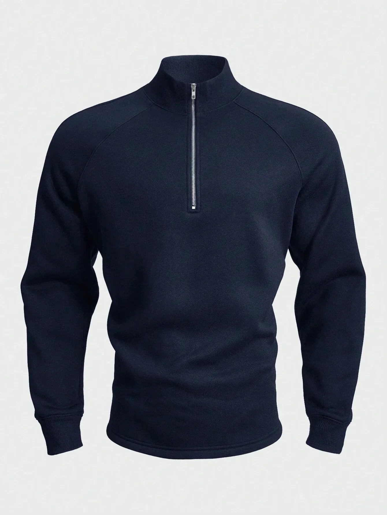 Adam™ | Sweter Rozpinany Do Połowy