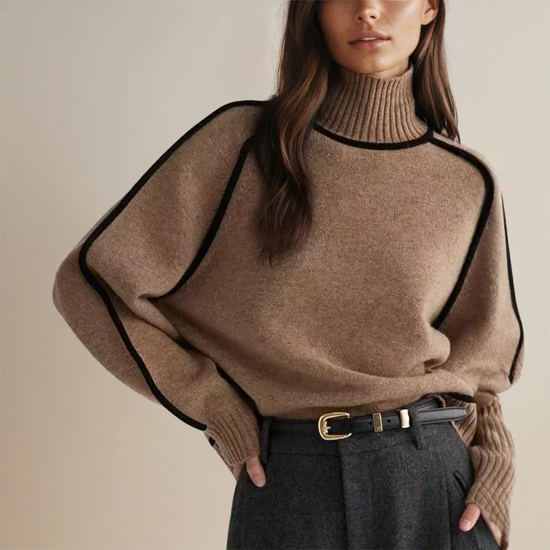 Amanda™ | Stylowy sweter z golfem