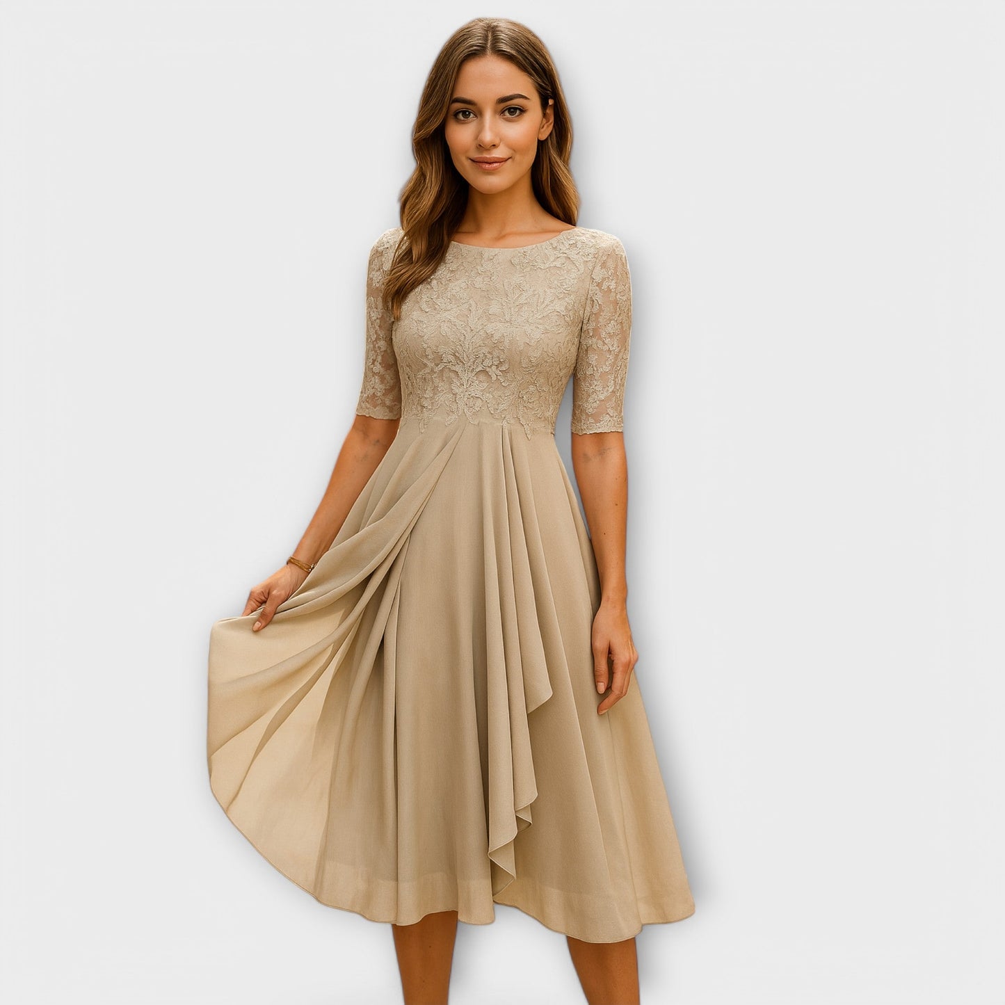 Élodie™ | Elegancka sukienka dla gości weselnych