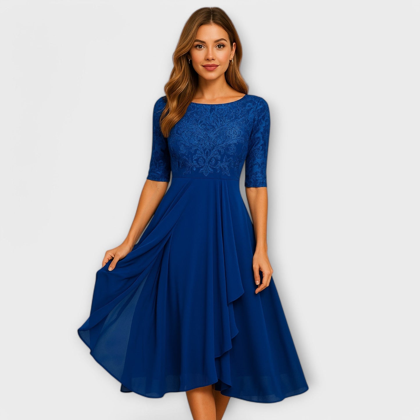 Élodie™ | Elegancka sukienka dla gości weselnych