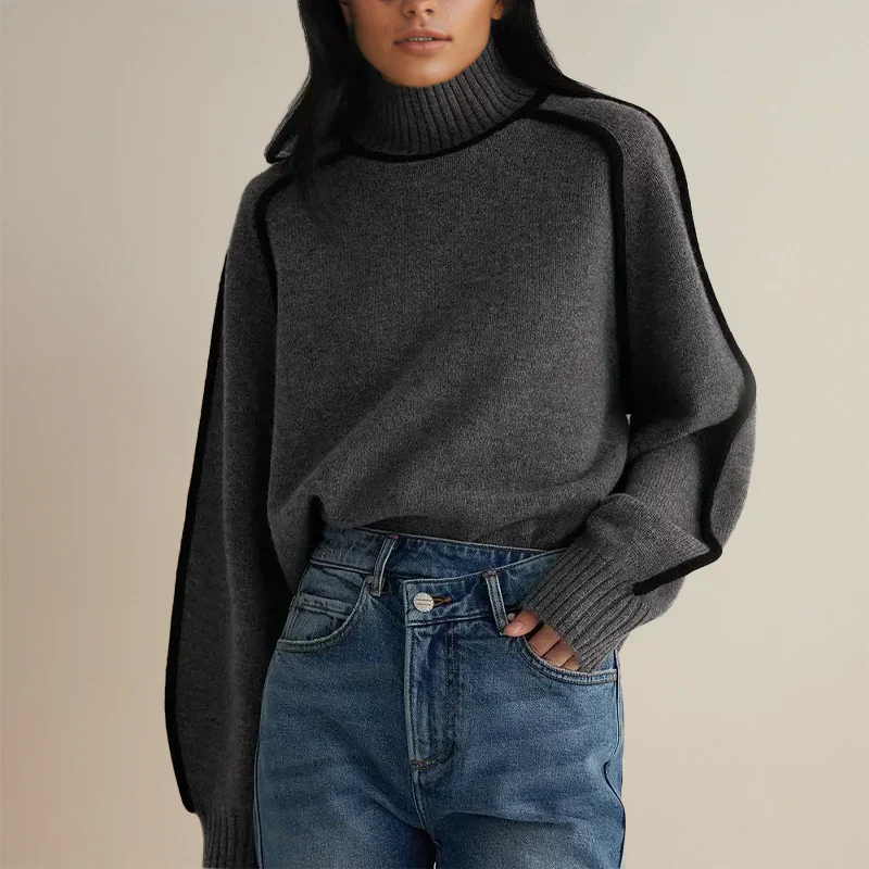 Amanda™ | Stylowy sweter z golfem