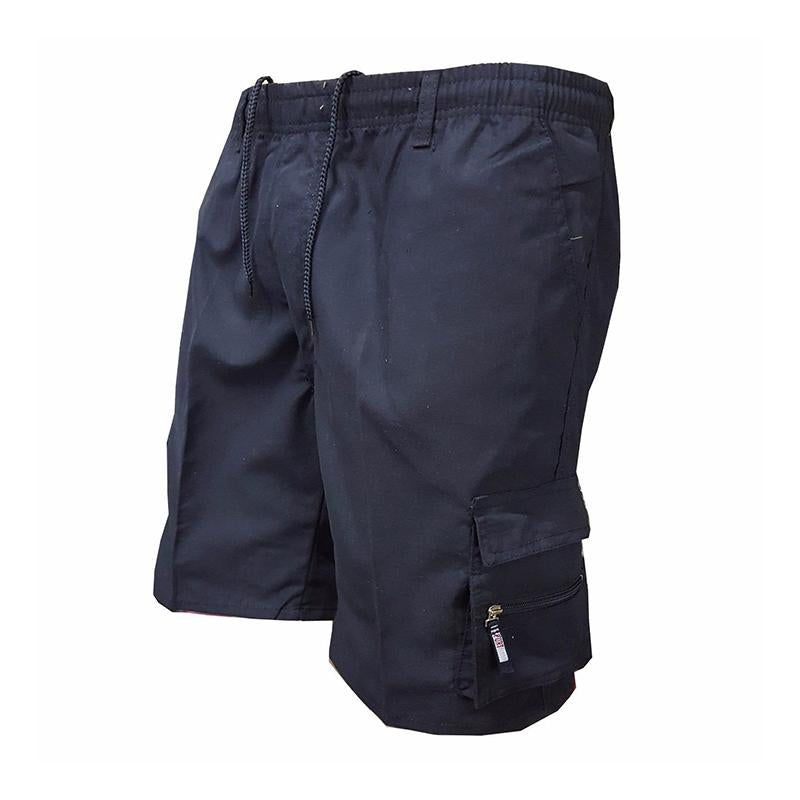 Czeslaw™ | Spodenki Casual z Gumką w Talii + 6 Kieszeni
