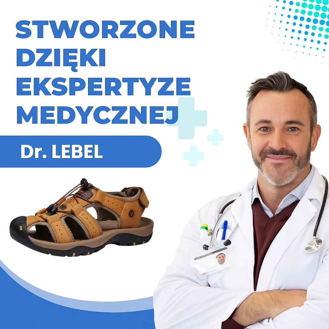OrthoBreeze™ | Letnie sandały z ortopedycznym komfortem dla mężczyzn