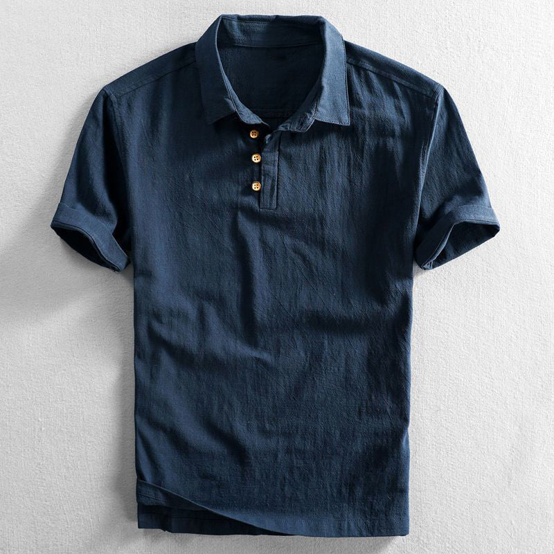 Tomasz | Lniana Koszulka Polo