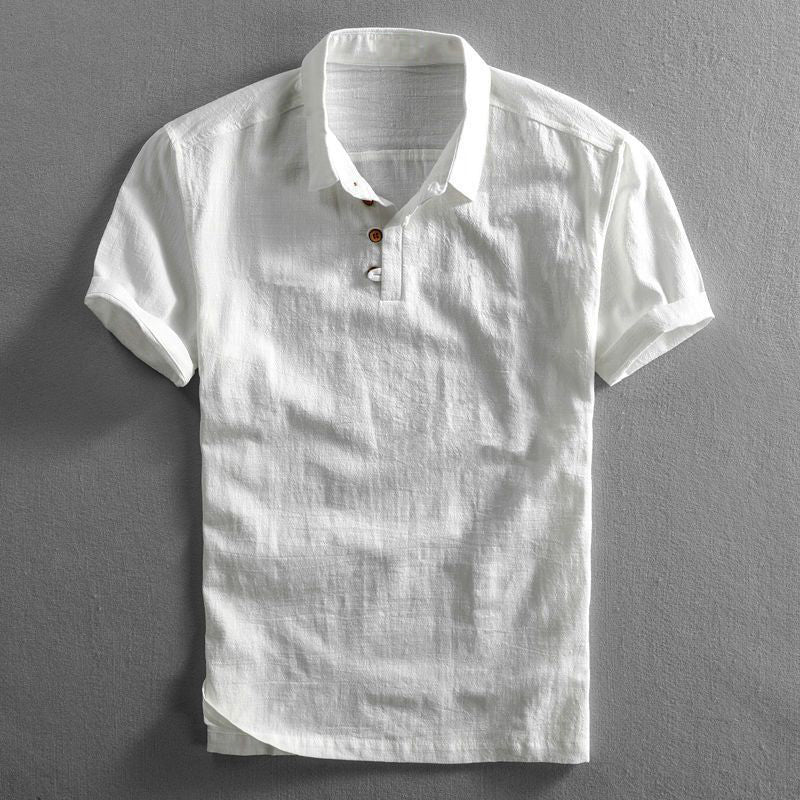 Tomasz | Lniana Koszulka Polo