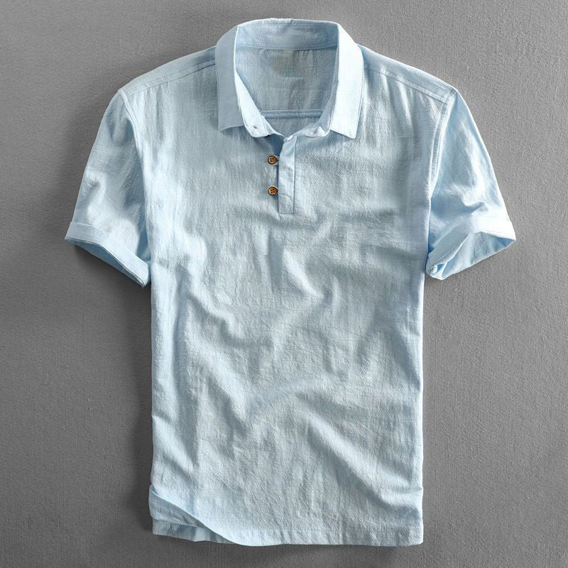 Tomasz | Lniana Koszulka Polo