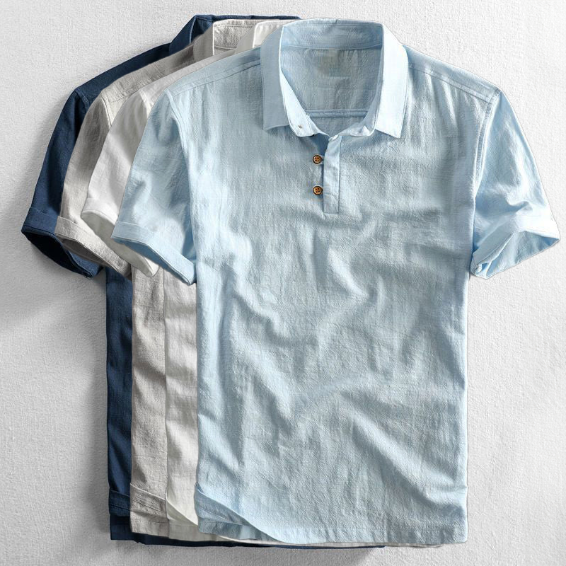 Tomasz | Lniana Koszulka Polo