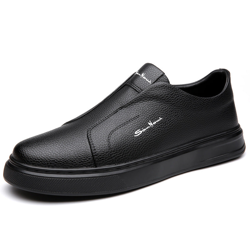 Witold™ | Casualne Skórzane Trampki Bez Sznurowadeł