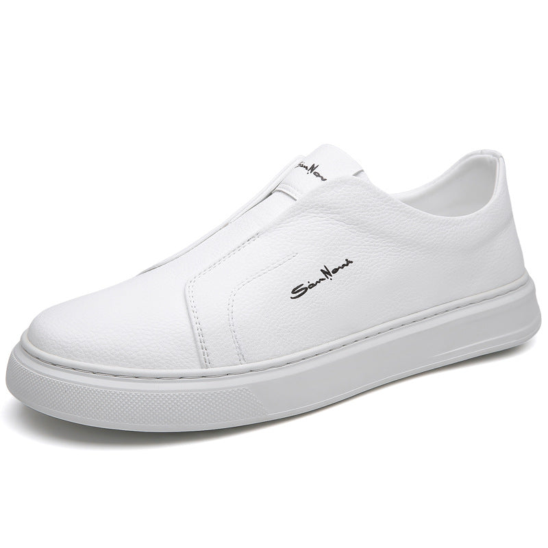 Witold™ | Casualne Skórzane Trampki Bez Sznurowadeł