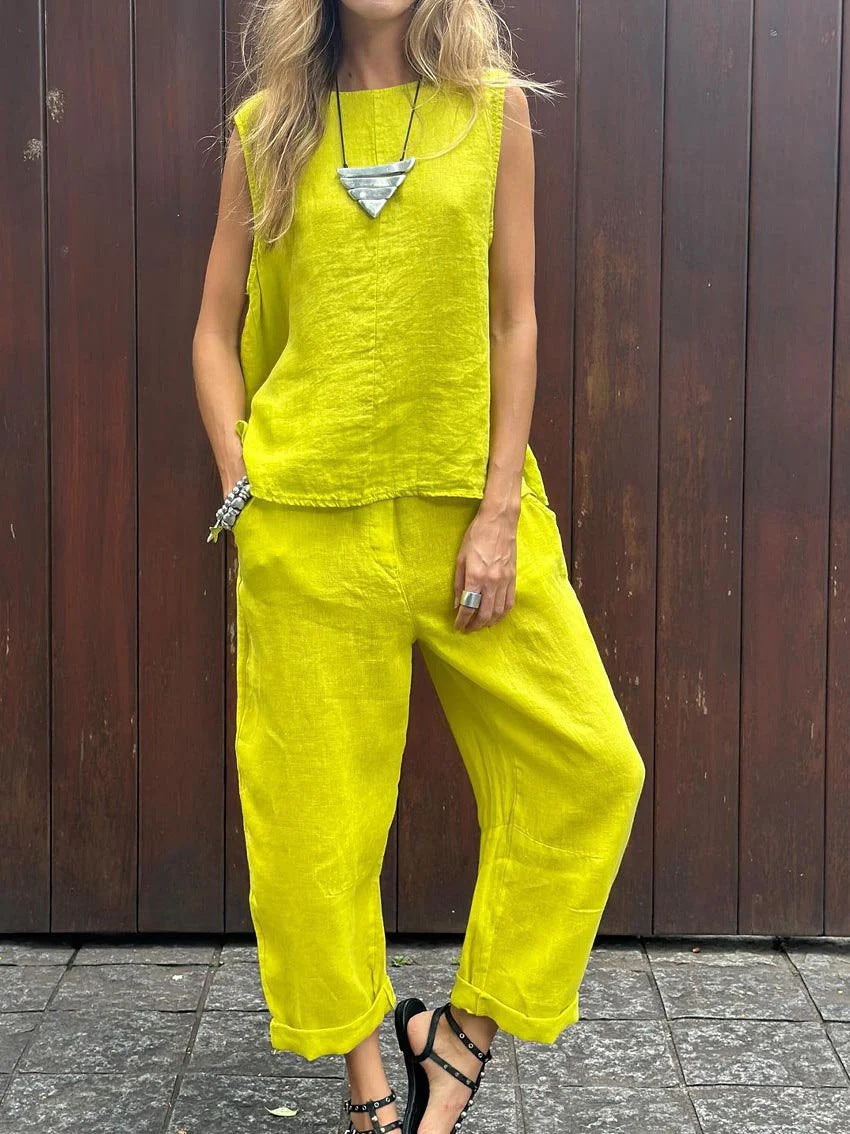Sabrina™ | Letni Komplet Dwuletni z Lekkim Komfortem i Nowoczesnym Stylem na Każdą Okazję