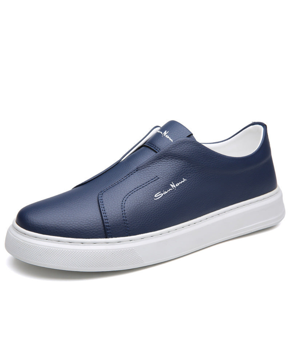 Witold™ | Casualne Skórzane Trampki Bez Sznurowadeł