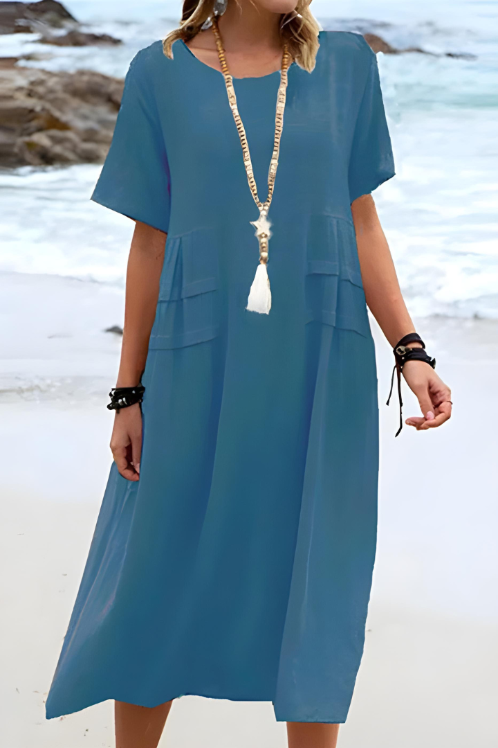 Siena | Elegancka Sukienka Zakrywająca Brzuch