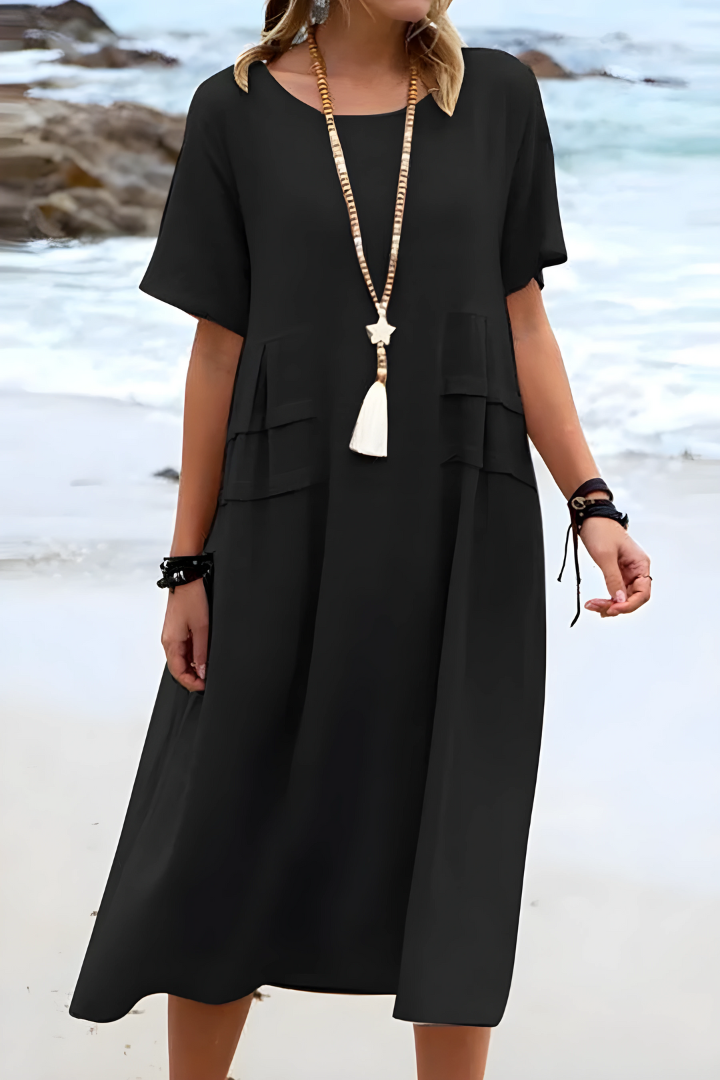 Siena | Elegancka Sukienka Zakrywająca Brzuch