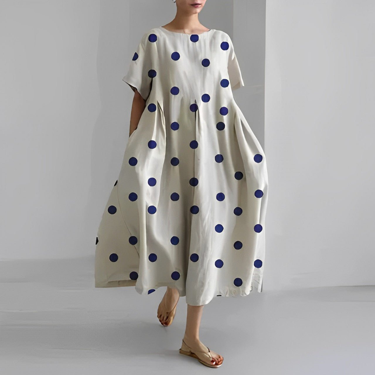 Claire - Boho Sukienka w Kwiatowy Wzór
