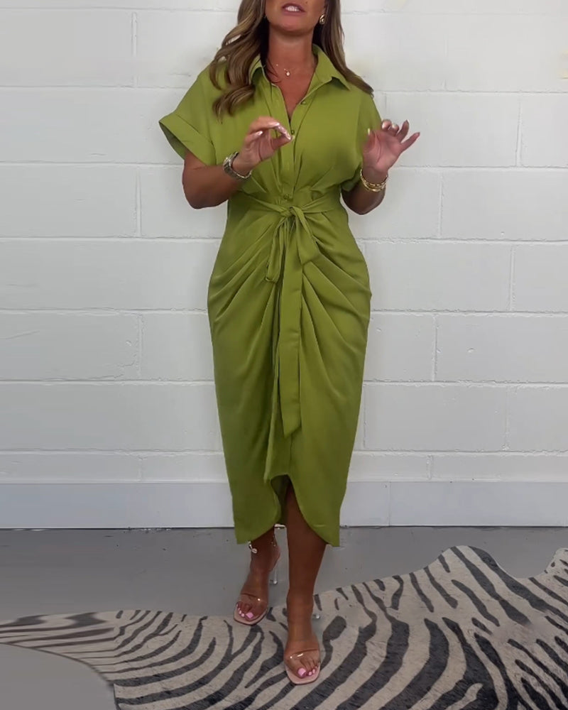Catherine | Elegancka plisowana sukienka