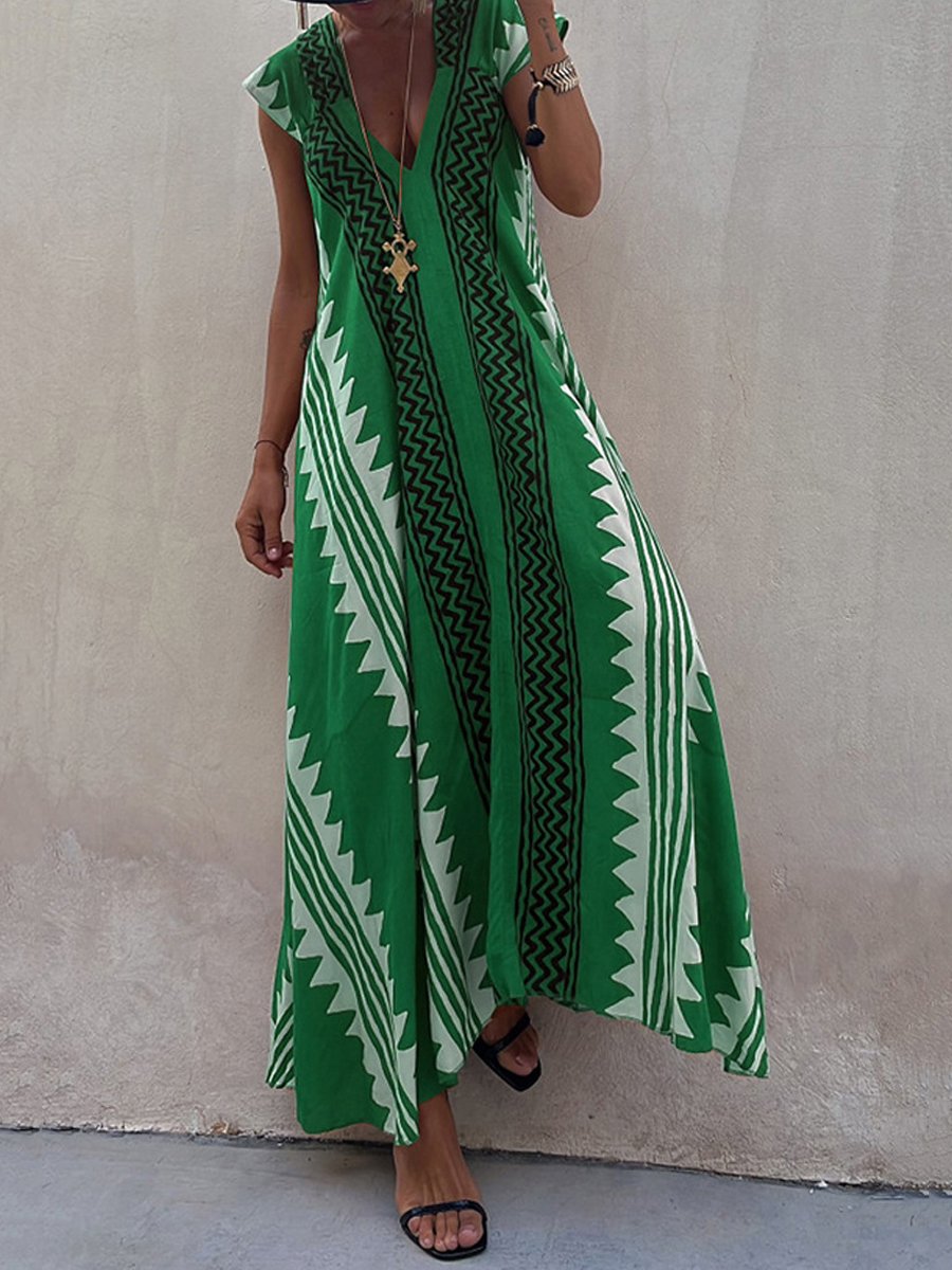 Boho™ | Sukienka bez rękawów z dekoltem w serek