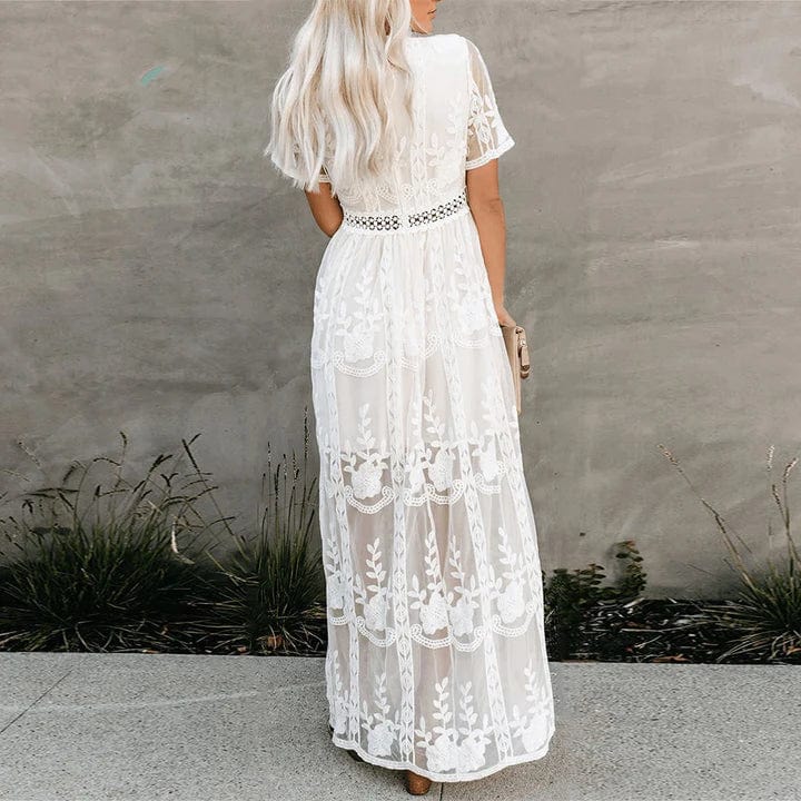 Aneta™ - Maxi Koronkowa Sukienka Ibiza