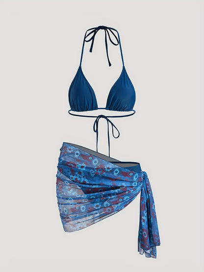 Teofila | Bikini Z Wiązaną Narzutką