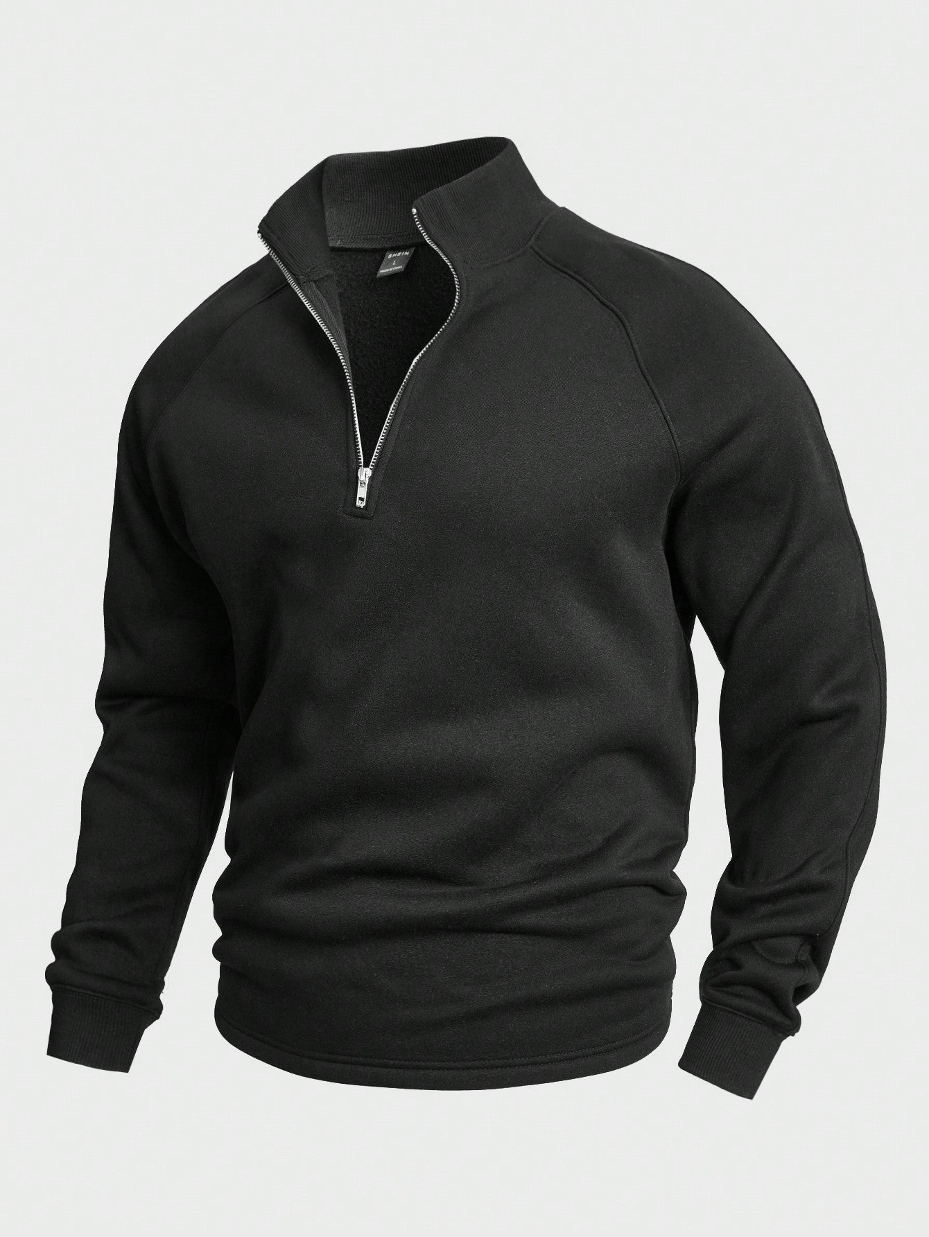 Adam™ | Sweter Rozpinany Do Połowy