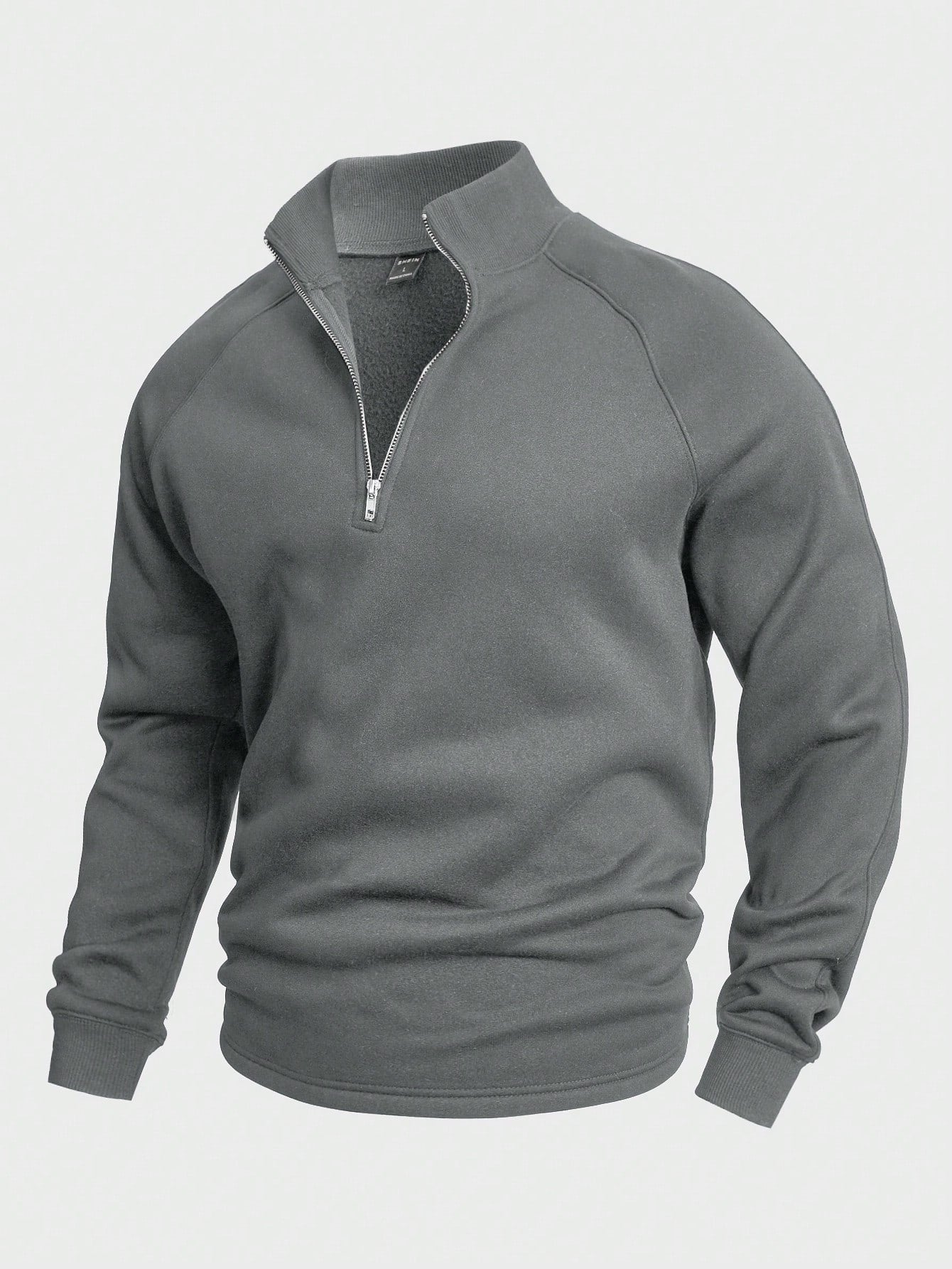 Adam™ | Sweter Rozpinany Do Połowy