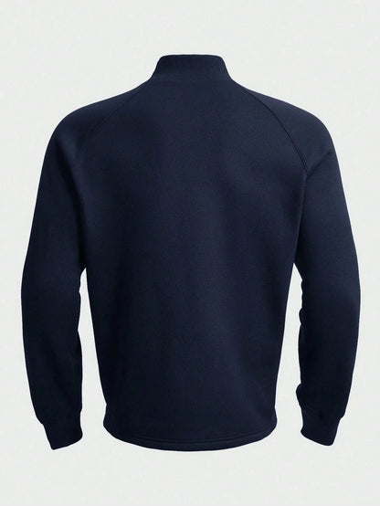 Adam™ | Sweter Rozpinany Do Połowy