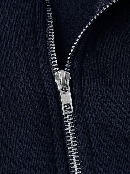 Adam™ | Sweter Rozpinany Do Połowy