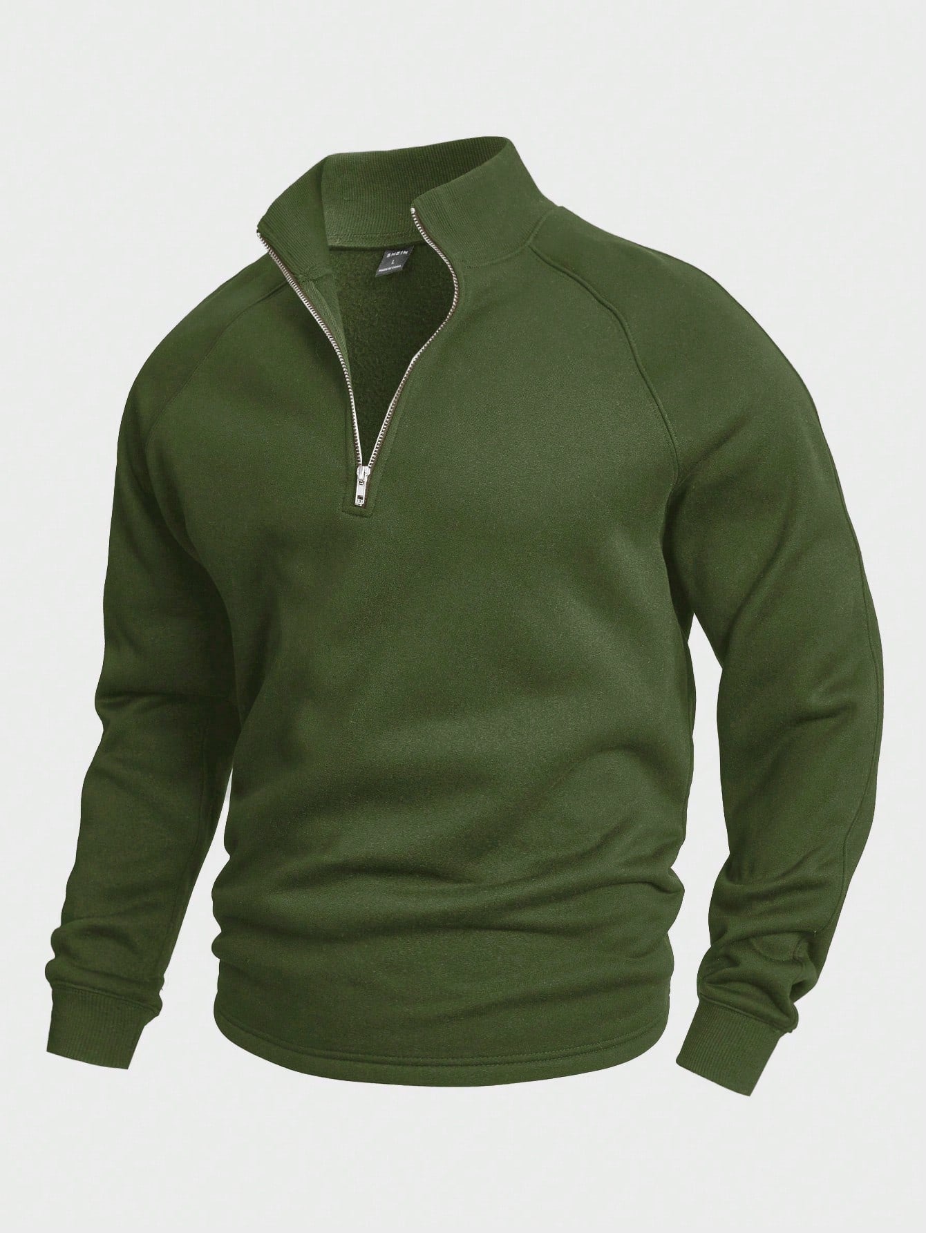Adam™ | Sweter Rozpinany Do Połowy