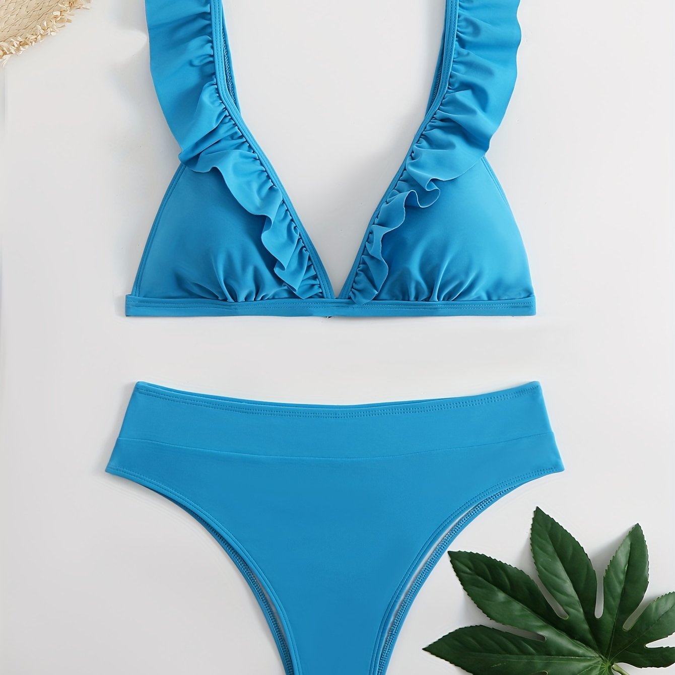 Jagoda | Bikini Z Falbanką I Wysokim Stanem