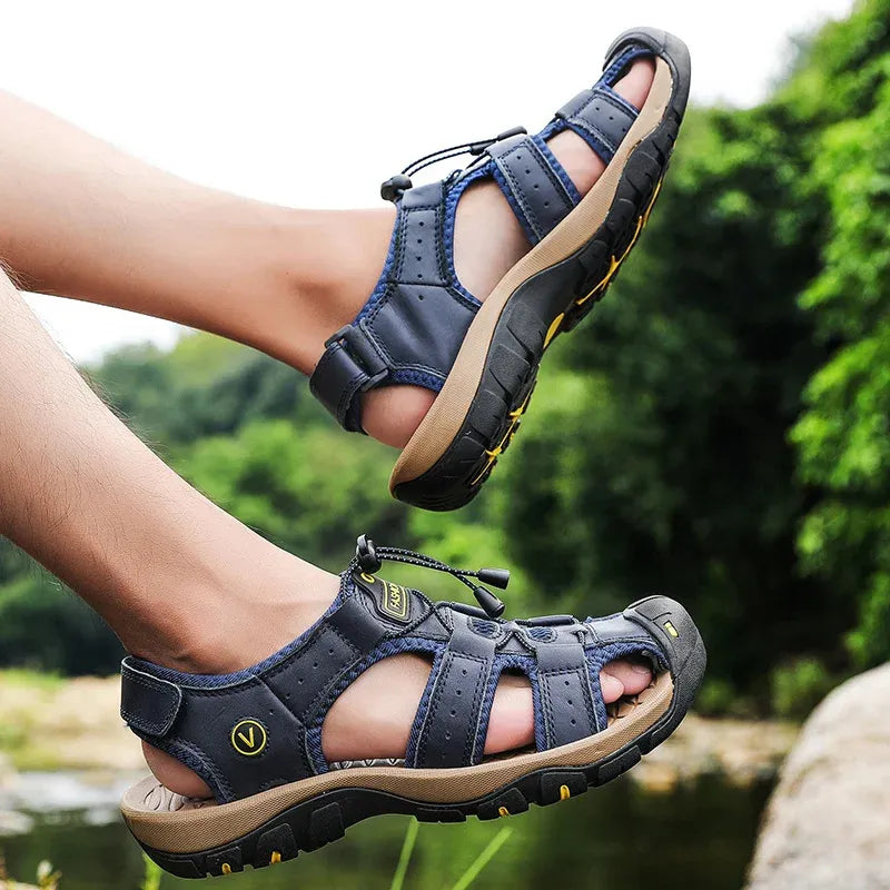 OrthoBreeze™ | Letnie sandały z ortopedycznym komfortem dla mężczyzn