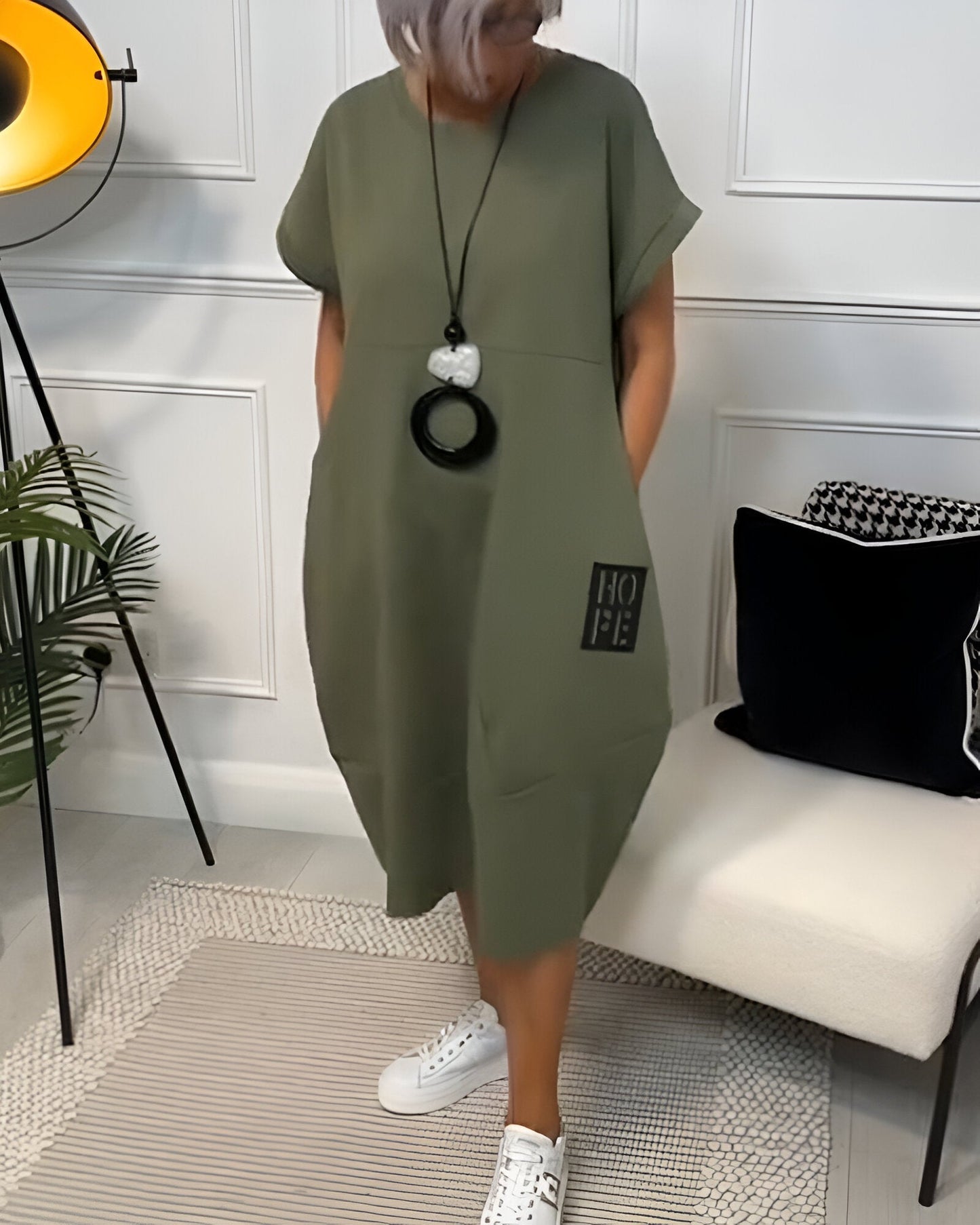 Sarah | Wygodna sukienka z kapturem