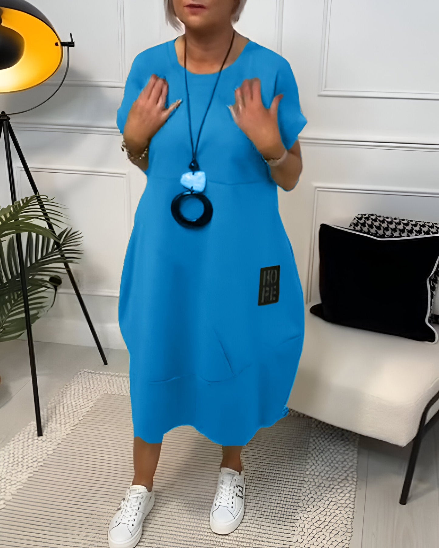 Sarah | Wygodna sukienka z kapturem