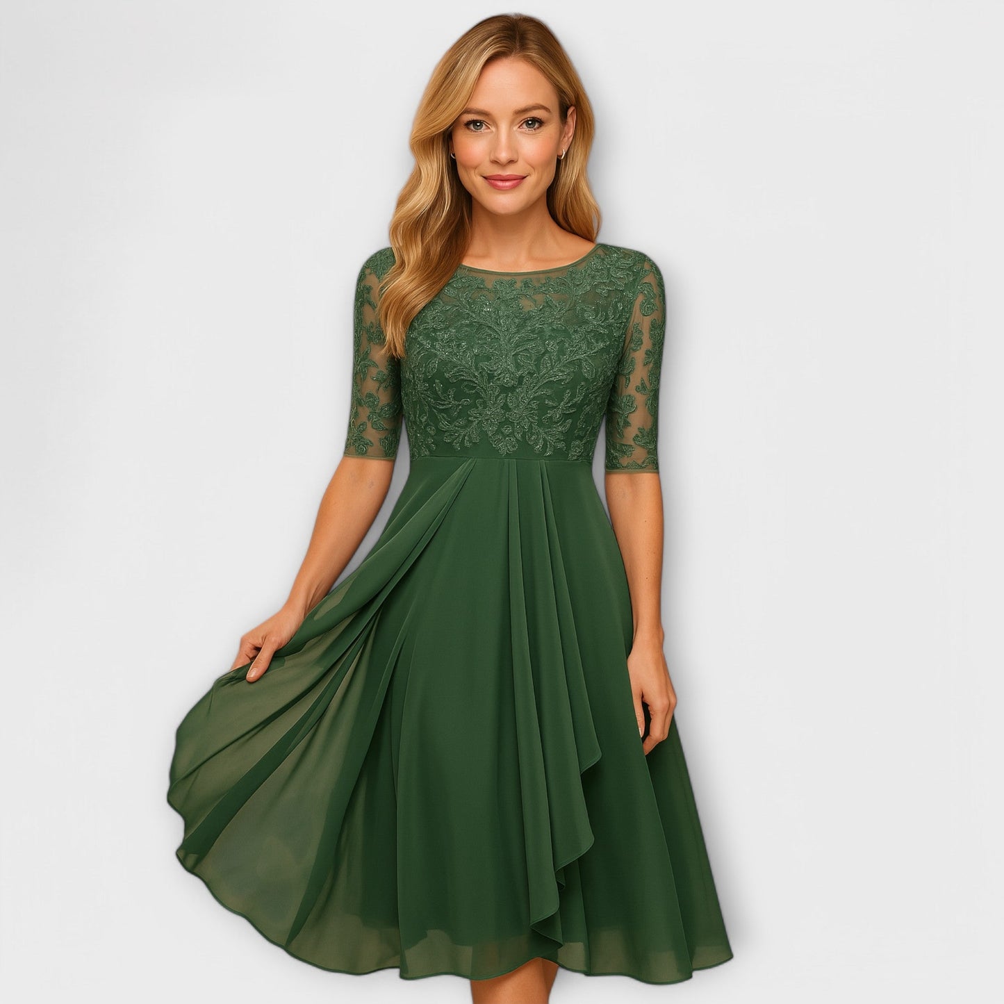 Élodie™ | Elegancka sukienka dla gości weselnych