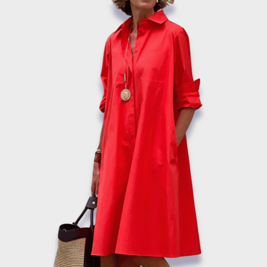 Bettina | Elegancka i swobodna sukienka polo
