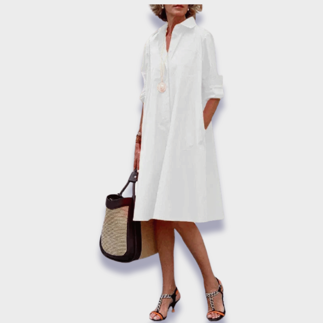 Bettina | Elegancka i swobodna sukienka polo