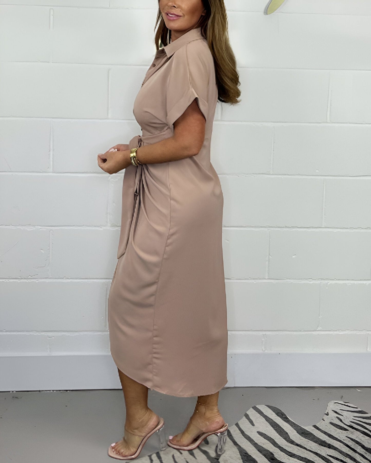 Catherine | Elegancka plisowana sukienka