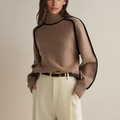 Amanda™ | Stylowy sweter z golfem