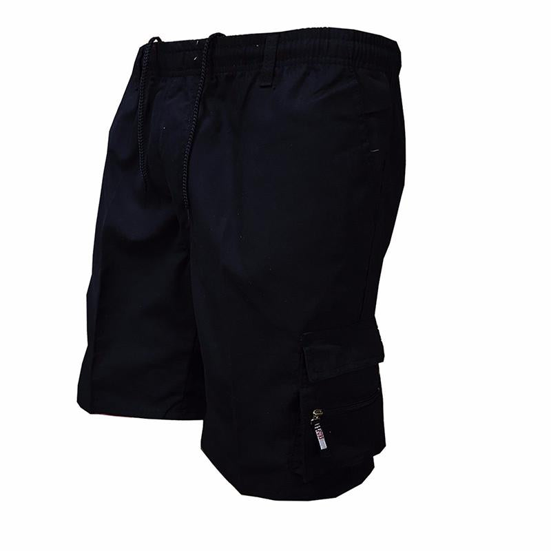 Czeslaw™ | Spodenki Casual z Gumką w Talii + 6 Kieszeni