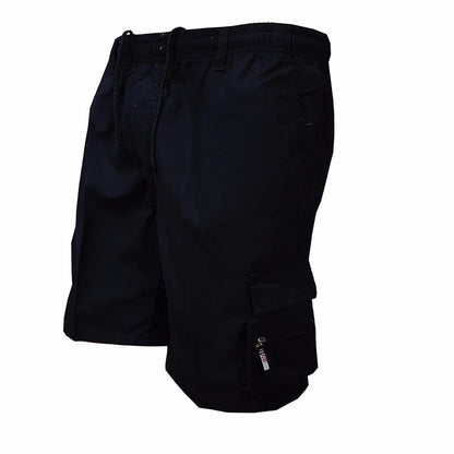 Czeslaw™ | Spodenki Casual z Gumką w Talii + 6 Kieszeni
