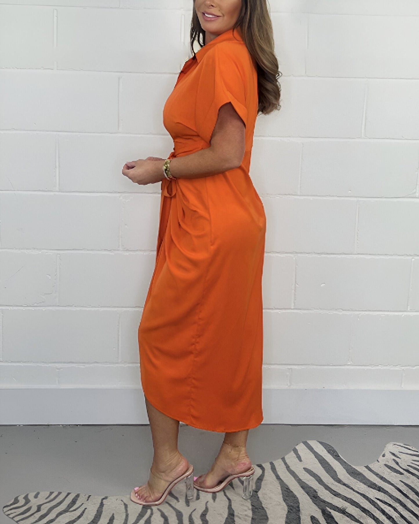Catherine | Elegancka plisowana sukienka