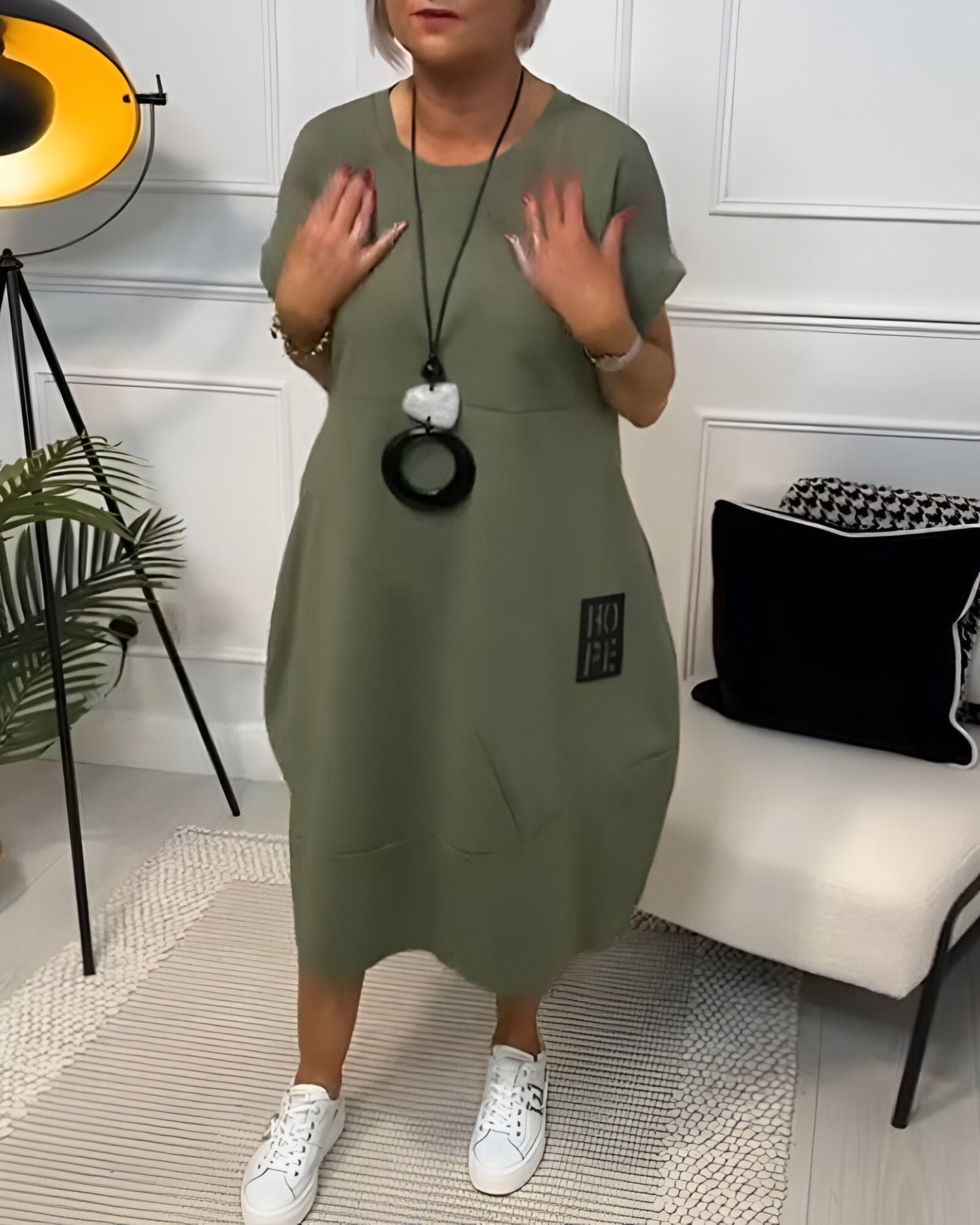 Sarah | Wygodna sukienka z kapturem