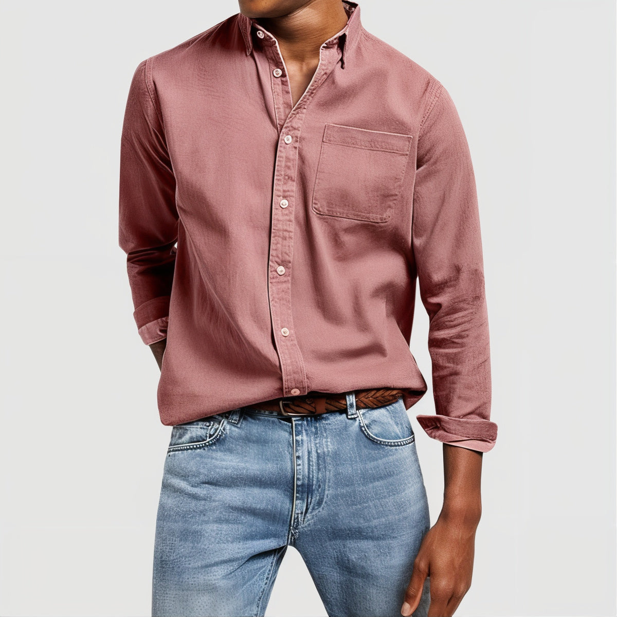 Dawid™ | Elegancka Casualowa Koszula Z Bawełny