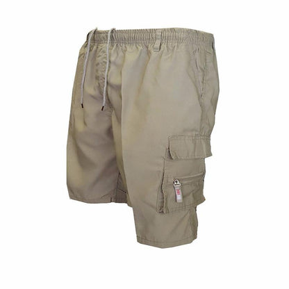 Czeslaw™ | Spodenki Casual z Gumką w Talii + 6 Kieszeni
