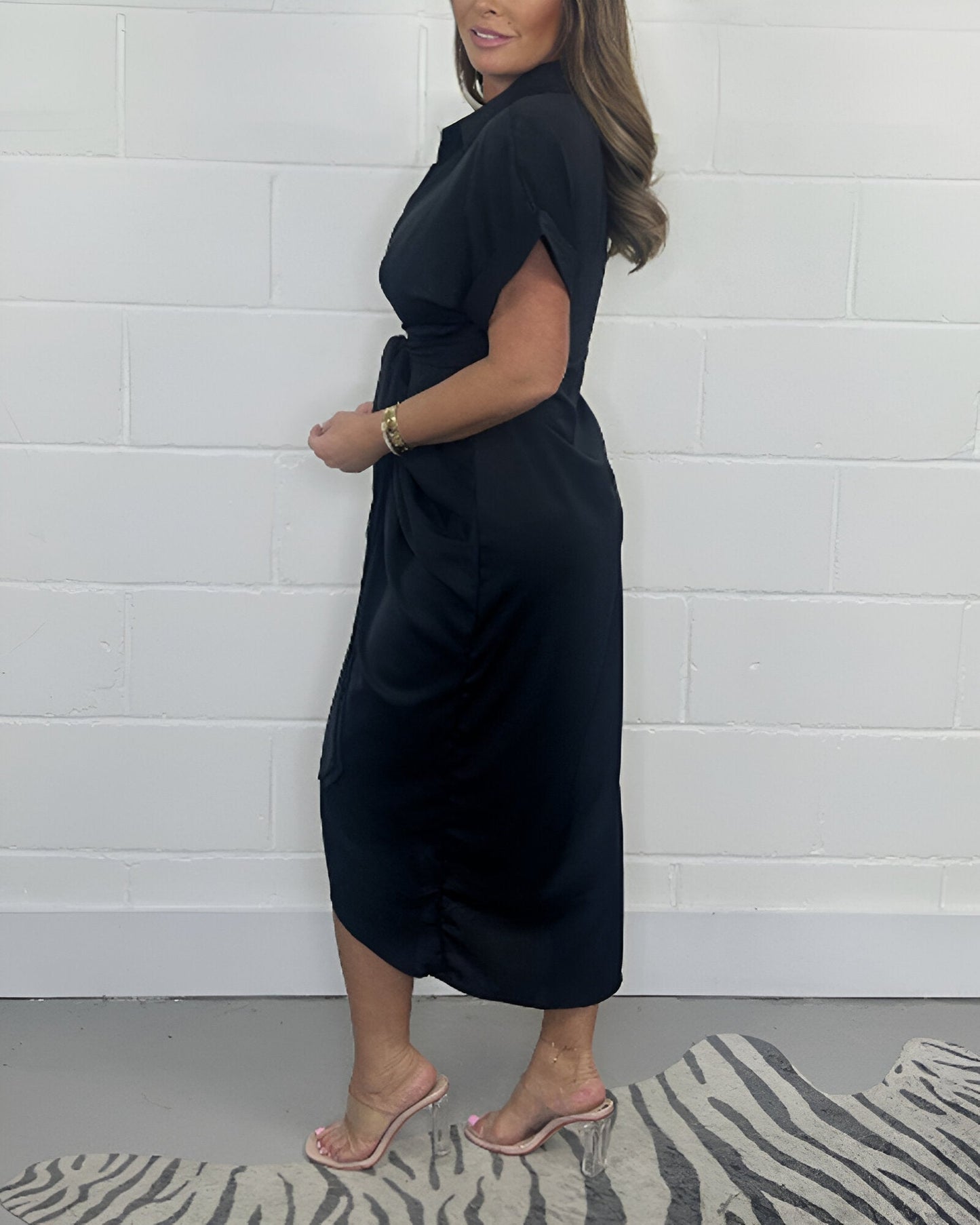 Catherine | Elegancka plisowana sukienka