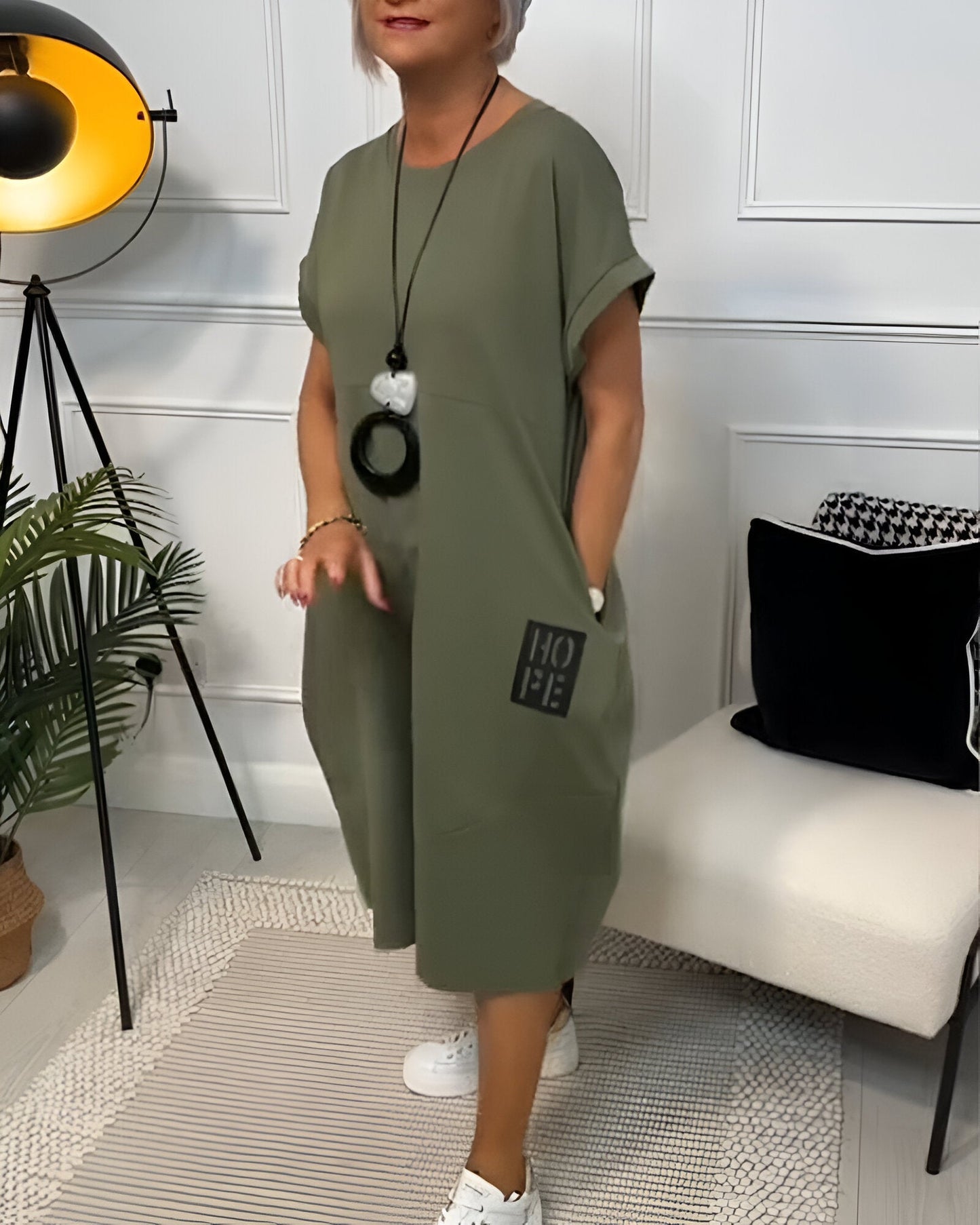 Sarah | Wygodna sukienka z kapturem