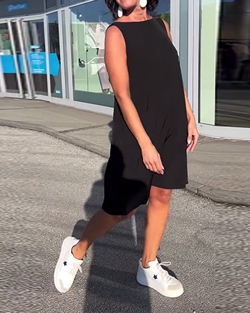 Hélène - Sukienka Bez Rękawów