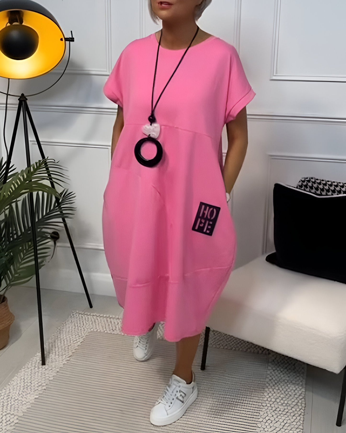 Sarah | Wygodna sukienka z kapturem