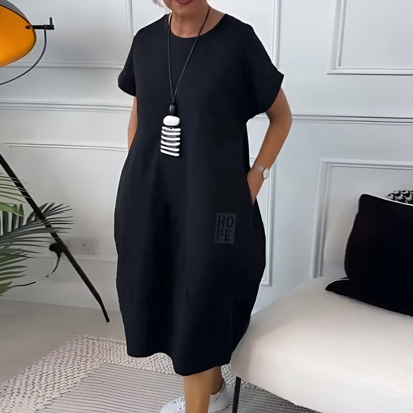 Sarah | Wygodna sukienka z kapturem