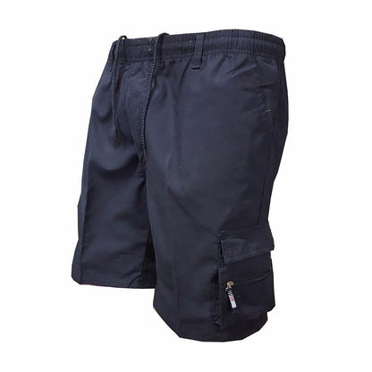 Czeslaw™ | Spodenki Casual z Gumką w Talii + 6 Kieszeni