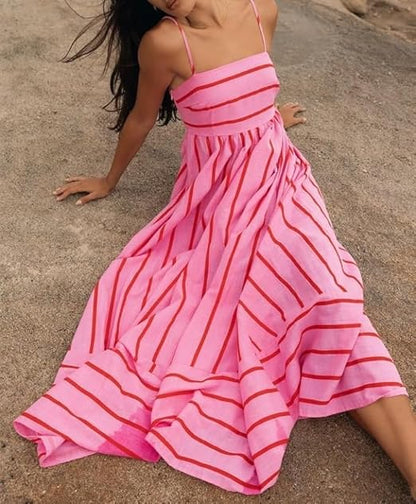 Rosa™ | Sukienka Maxi w Stylu Zachodu Słońca